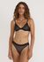 String en matière recyclée | noir "mesh thong - black" - Organic Basics