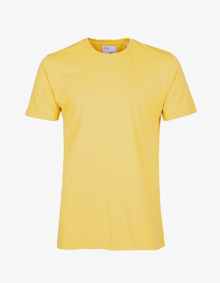 T-shirt jaune en coton bio - lemon yellow