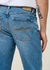 Jean droit en coton bio | bleu délavé "rad rufus indigo blues" - Nudie Jeans