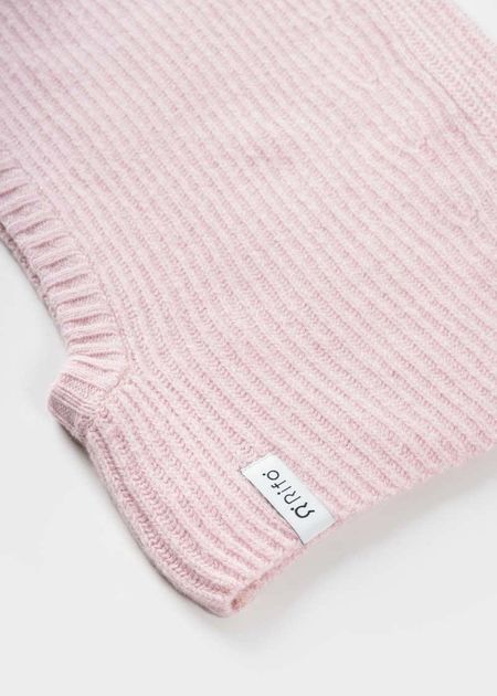 Cagoule en cachemire recyclé | rose "marika - rosa blush" - Rifò