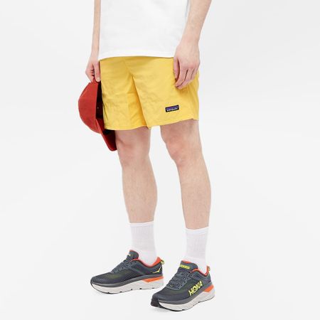 Short léger jaune en recyclé