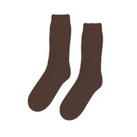 Chaussettes en laine mérinos recyclée | marron "coffee brown"