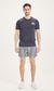 Short de bain à rayures en polyester recyclé - bay