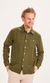 Chemise vert forêt  en lin bio - larch forrest night