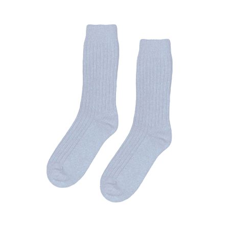 Chaussettes en laine mérinos recyclée | bleu clair "polar blue"