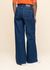 Jean ample en coton bio et recyclé | bleu foncé "sara high loose stone indigo" - Mud Jeans