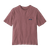 T-shirt à poche vieux rose en coton bio - regenerative pocket tee evening mauve