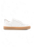 Baskets en cuir certifié | blanches "b0 gum white"