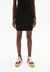 Jupe moulante noire en coton bio - bekaa black
