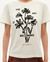 T-shirt imprimé en coton bio | blanc "becoming ida t-shirt white" - Thinking Mu