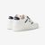 Baskets vegan en matière végétale | bleu "gen 1 mushroom white & navy" - Moea - 3