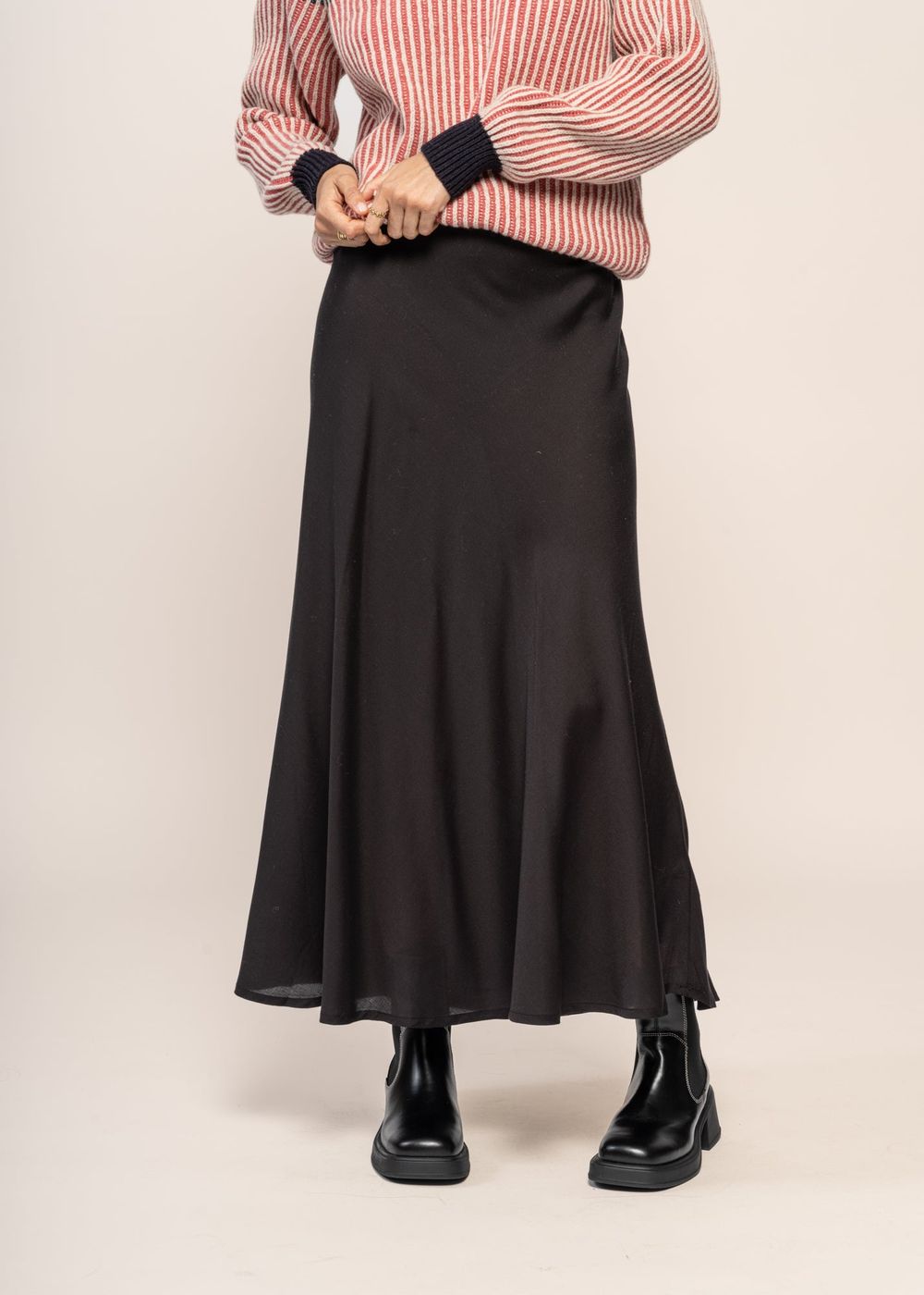 Jupe en lyocell | noir &quot;skirt mellby black&quot; Dedicated
