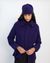 Surchemise en laine bio | violet "relaxed overshirt - deep purple" - Rotholz