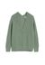 Pull maill col v pistache en laine et coton bio - loisaa sage green