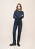 Jean droit en coton bio et recyclé | bleu "inoe - xavier blue black worn"
