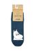 Chaussettes marines à imprimé en coton bio - moomin