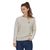 Sweat blanc en coton bio - w's alpine icon crew sweatshirt birch white