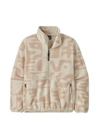 Polaire en matière recyclée | écru "synch marsupial - mtdy"