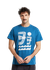 T-shirt en coton bio | bleu à motifs "t-shirt stockholm seagulls and waves midnight blue"