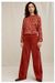 Pantalon ample velours ocre rouge en coton bio - caren - People Tree - 3