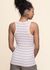 Débardeur en coton biologique | rose "kanitaa stripes - rosalilly-misty morning" - Armedangels