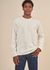 T-shirt manches longues en recyclé | blanc "long sleeve tee rebirth offwhite" - Nudie Jeans