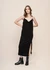 Robe longue noire en tencel - helen midi black