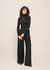 Pantalon ample en laine | noir "black pat pants"