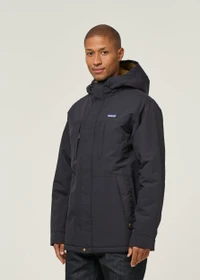 Parka à capuche en matière recyclée | noir "isthmus parka - inbk"