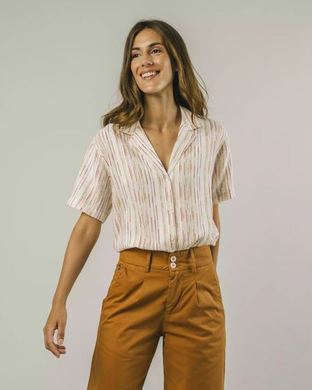 Chemise beige à rayures - stripes aloha beige