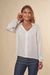 Blouse ample en ecovero | blanc "miunaa off white" - Armedangels