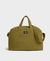 Sac de voyage en coton bio | olive "weekend bag olive" - Wouf