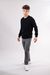 Pull bleu nuit en laine bio - field