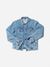 Veste jean en coton bio | bleu clair "robby vintage blue denim"