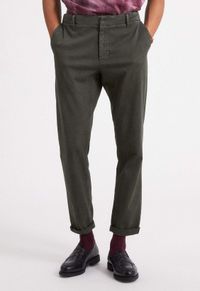 Pantalon droit vert forêt en coton bio - elvaar earthcolors natural forest