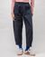Pantalon à pinces en coton biologique | gris "pegged cotton twill pants"