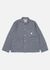 Veste denim en coton bio | rayé bleu et blanc "howie hickory chore jacket"
