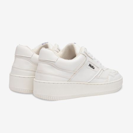 Baskets vegan en matière végétale | blanc "gen 1 grape full white" - Moea