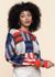 Pull en coton biologique | multicolore "field red philis knit sweater - multicolor"