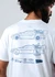 T-shirt en coton bio | blanc "bttf blueprint t-shirt"
