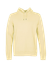 Sweat à capuche jaune clair en coton bio- soft yellow