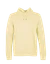 Sweat à capuche jaune clair en coton bio- soft yellow