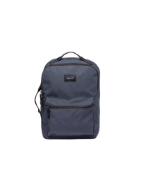 Sac à dos 12l en coton bio et matière recyclée | bleu "august navy with black webbing"