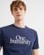 T-shirt marine en coton bio - one humanity - Thinking Mu - 1