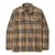 Chemise à carreaux marron en flannelle de coton bio - fjord flannel shirt mojave khaki - Patagonia