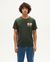 T-shirt imprimé en coton bio | vert "sol mates t-shirt - green"