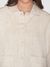 Surchemise en lin bio | beige "regular linen overshirt light feather gray" - Knowledge Cotton Apparel
