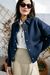Veste en coton bio | marine "ixiar - navy"