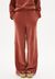 Pantalon ample velours vieux rose en coton bio - asteyaa copper glow - Armedangels