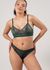 Culotte en matières recyclées | vert "mesh bikini briefs - pine" - Understatement